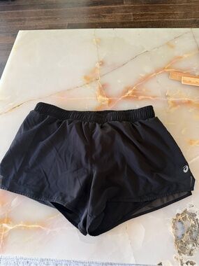 ASICS Women's Black Athletic Running Shorts